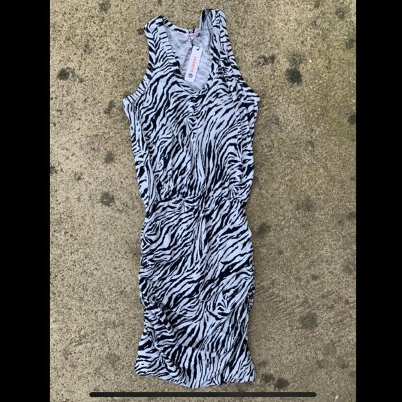NWT Sundry zebra print tank dress. Size 1 - Picture 2 of 3